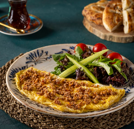KIYMALI OMLET